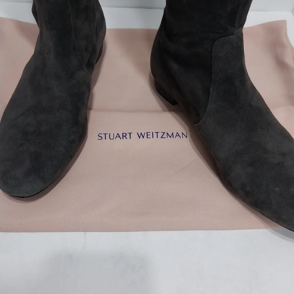 Stuart Weitzman Lowland Over-The-Knee Suede‎ Boots, Size 8.5|EUR 39